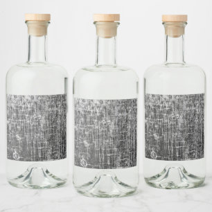 Etiqueta Para Botella De Licor huida de las paredes
