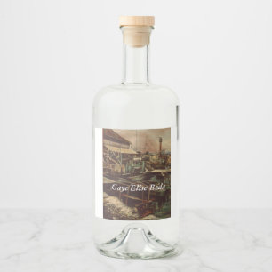 Etiqueta Para Botella De Licor Joys de Jaffe