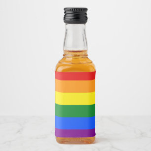 Etiqueta Para Botella De Licor Los colores del arcoiris