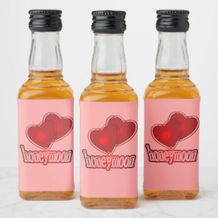 Etiqueta Para Botella De Licor luna de miel