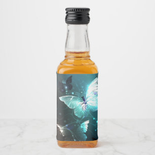 Etiqueta Para Botella De Licor Mariposas nocturnas