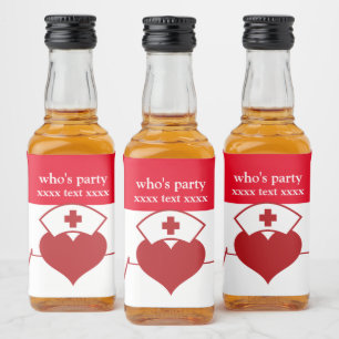 Etiqueta Para Botella De Licor Médica, Enfermería, médico, hospital