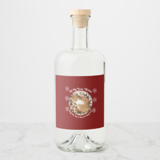 Etiqueta Para Botella De Licor Mejor familia de gatos jamás , Foto de gato ,