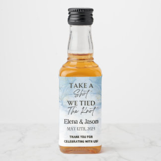 Etiqueta Para Botella De Licor Mini Whiskey Botlle Label - Liquor Label - Wedding