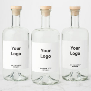 Etiqueta Para Botella De Licor Moda DE ESTILO MÍNIMO MODERNO MONOGRAM ELEGANTE SI
