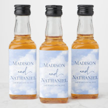 Nubes de espuma blanca azul ensueño elegante matri