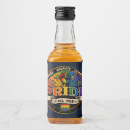 Etiqueta Para Botella De Licor Orgullo desde 1969