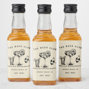 Etiqueta Para Botella De Licor Personaliza Viaje de Fin de Semana Playa Despedida