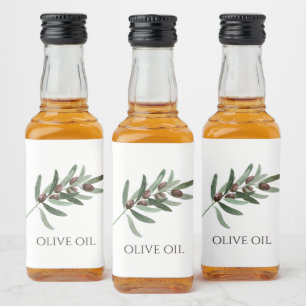 Etiqueta Para Botella De Licor Personalizable de Ilustracion de bifurcación de ol