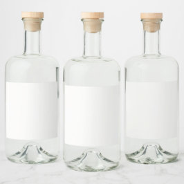 Etiqueta Para Botella De Licor Personalización de Boda de Lujo Moderna