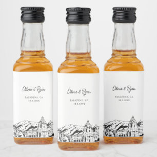 Etiqueta Para Botella De Licor Personalizado de regalo de bienvenida de la fiesta