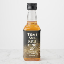 Etiqueta Para Botella De Licor Personalized Whiskey Bottle Label – Birthday Party