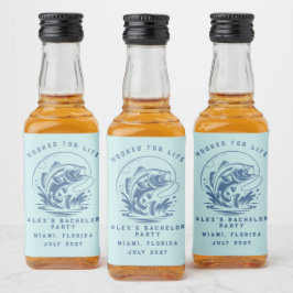 Etiqueta Para Botella De Licor Pescador Divertido Fiesta de Soltero de Pesca Pers