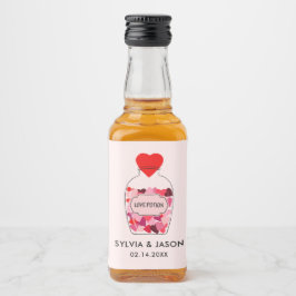 Etiqueta Para Botella De Licor Poción de amor Feliz Día de San Valentín personali