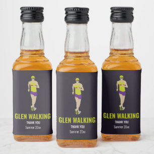 Etiqueta Para Botella De Licor Race Walking