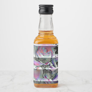Etiqueta Para Botella De Licor Ramo Techno   