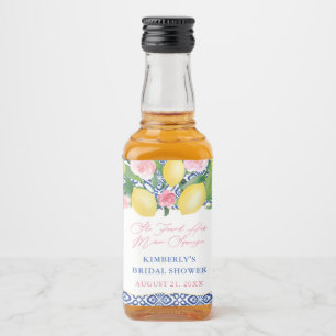 Etiqueta Para Botella De Licor Recuerdos para Despedida de Soltera Positano Limon