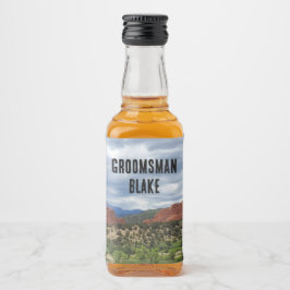 Etiqueta Para Botella De Licor Regalo del Jardín personalizado de los Dioses Groo