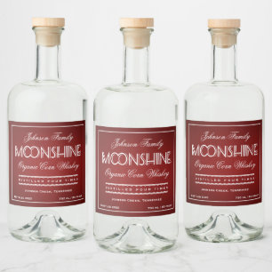 Etiqueta Para Botella De Licor Rojo de onshine Ruby