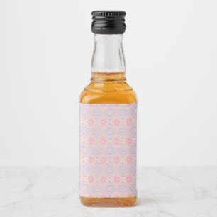 Etiqueta Para Botella De Licor rosa