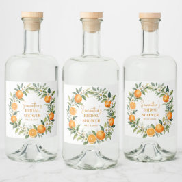 Etiqueta Para Botella De Licor Torta Naranja Fiesta de Despedida de Soltera Main 
