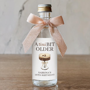 Etiqueta Para Botella De Licor Un poco más viejo Espresso Martini Partido Favor M