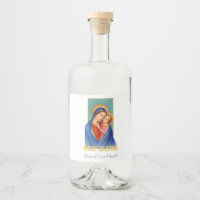 Virgen Vintage María y Jesús Agua Santa