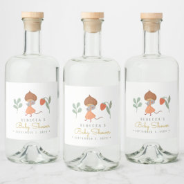 Etiqueta Para Botella De Licor Woodland Pequeña musa Favor Bag