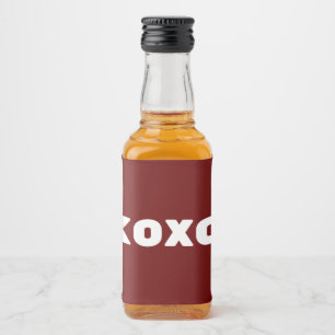 Etiqueta Para Botella De Licor Xoxo