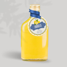 Etiqueta para Botella de Limoncello Casero Limones
