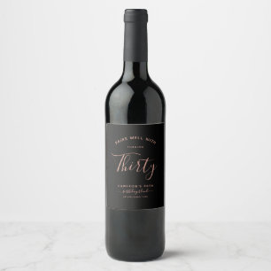 ETIQUETA PARA BOTELLA DE VINO 