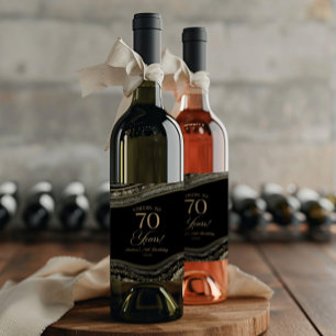 ETIQUETA PARA BOTELLA DE VINO 