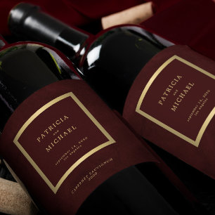 ETIQUETA PARA BOTELLA DE VINO 