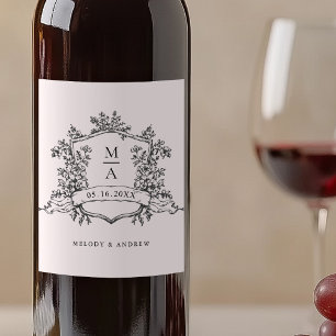 ETIQUETA PARA BOTELLA DE VINO 