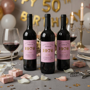 ETIQUETA PARA BOTELLA DE VINO 