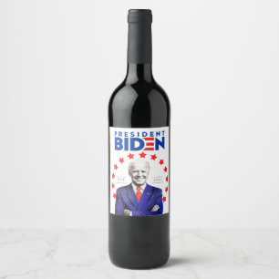 Etiqueta Para Botella De Vino 2020 celebra la victoria electoral del presidente