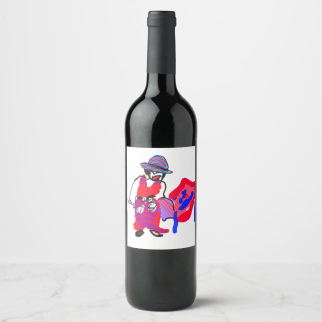 Etiqueta Para Botella De Vino 4.º descanso (Anverso)