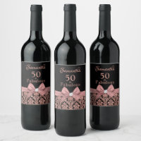 50 y fabuloso nombre de monograma de fiesta de cum