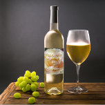 Etiqueta Para Botella De Vino 50th Wedding Anniversary Pastel Rose Personalized<br><div class="desc">Red wine or white wine? Celebrate a 50th wedding anniversary party with personalized,  self-adhesive wine bottle labels that feature the photo image of an elegant,  pastel colored Rose flower along with the bride and groom's name and date. Edit information on bottle label and replace with your own.</div>