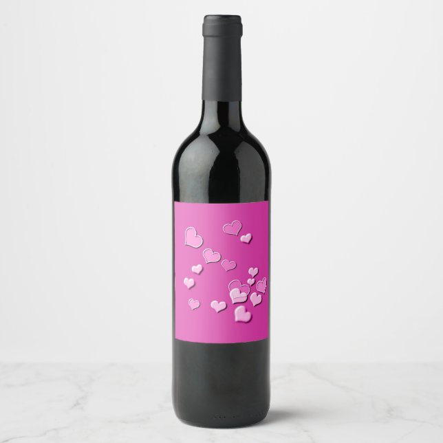 Etiqueta Para Botella De Vino 8.º valentía (Anverso)