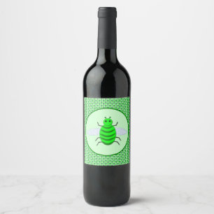 Etiqueta Para Botella De Vino Abeja y rocas de San Patricio