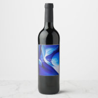 ABSTRACTO DE CURVAS AZULES FLUYENTES