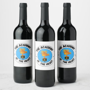Etiqueta Para Botella De Vino Academia