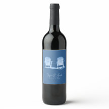 Adirondack Beach Chairs Azure Blue White Boda