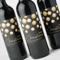 Adornos de Navidad de Oro Negro