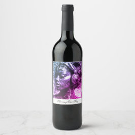 Etiqueta Para Botella De Vino Afro-futurismo, Títulos de libros