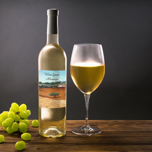 Etiqueta Para Botella De Vino Alentejo en Portugal (Subido por el creador)
