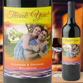 Etiqueta Para Botella De Vino Amanecer 2443