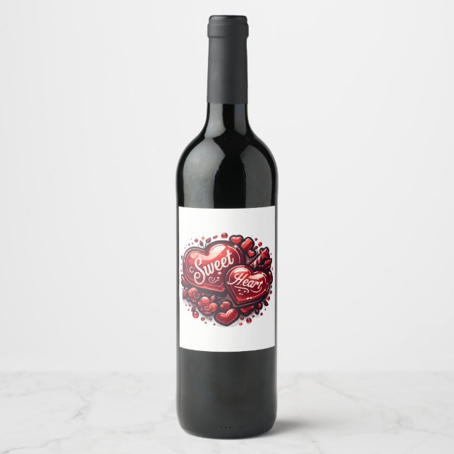 Etiqueta Para Botella De Vino Amigo (Anverso)