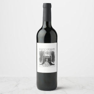 Etiqueta Para Botella De Vino Aquí para Purrrtear – Fiesta de Despedida de Solte